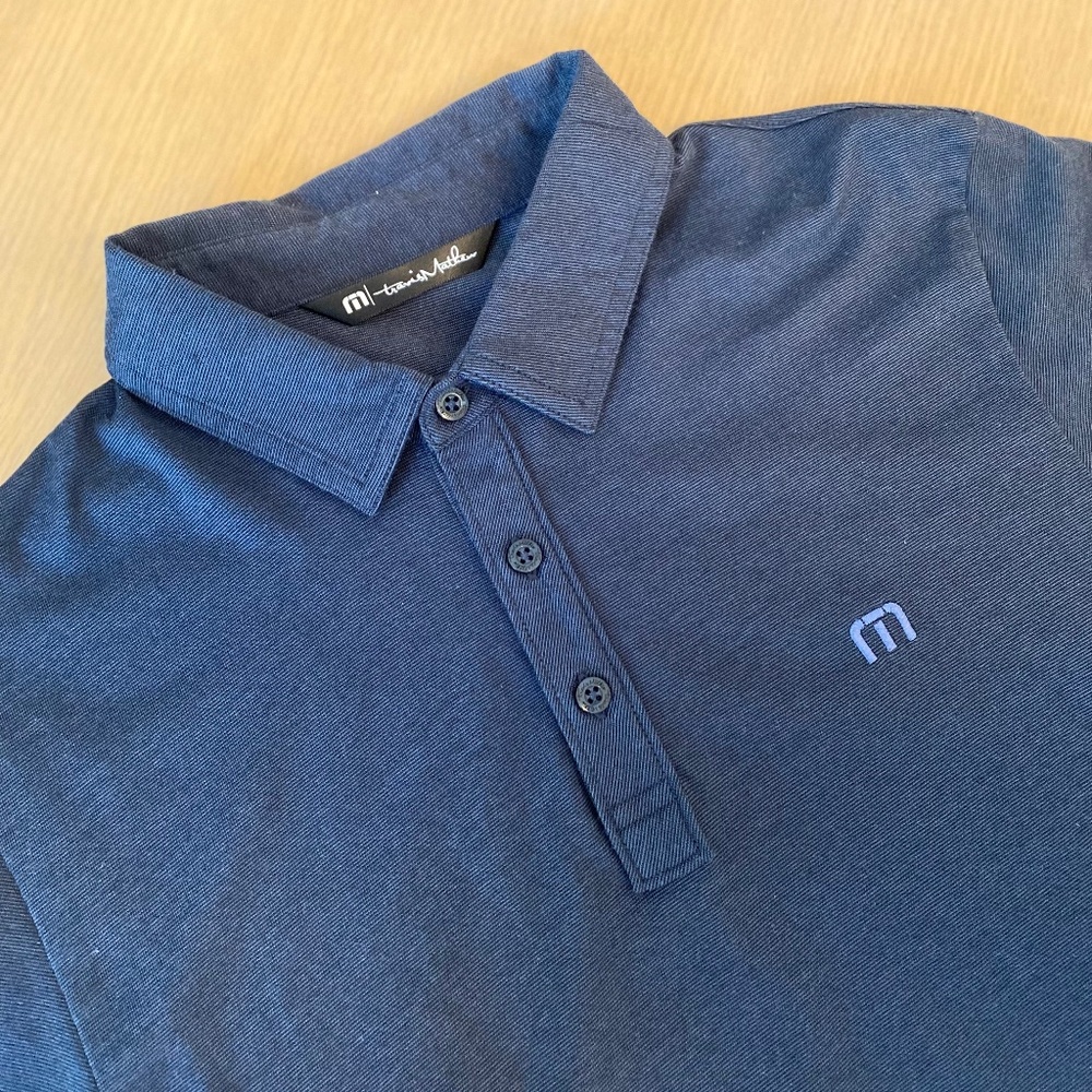 Travis Mathew Golf Polo Blue